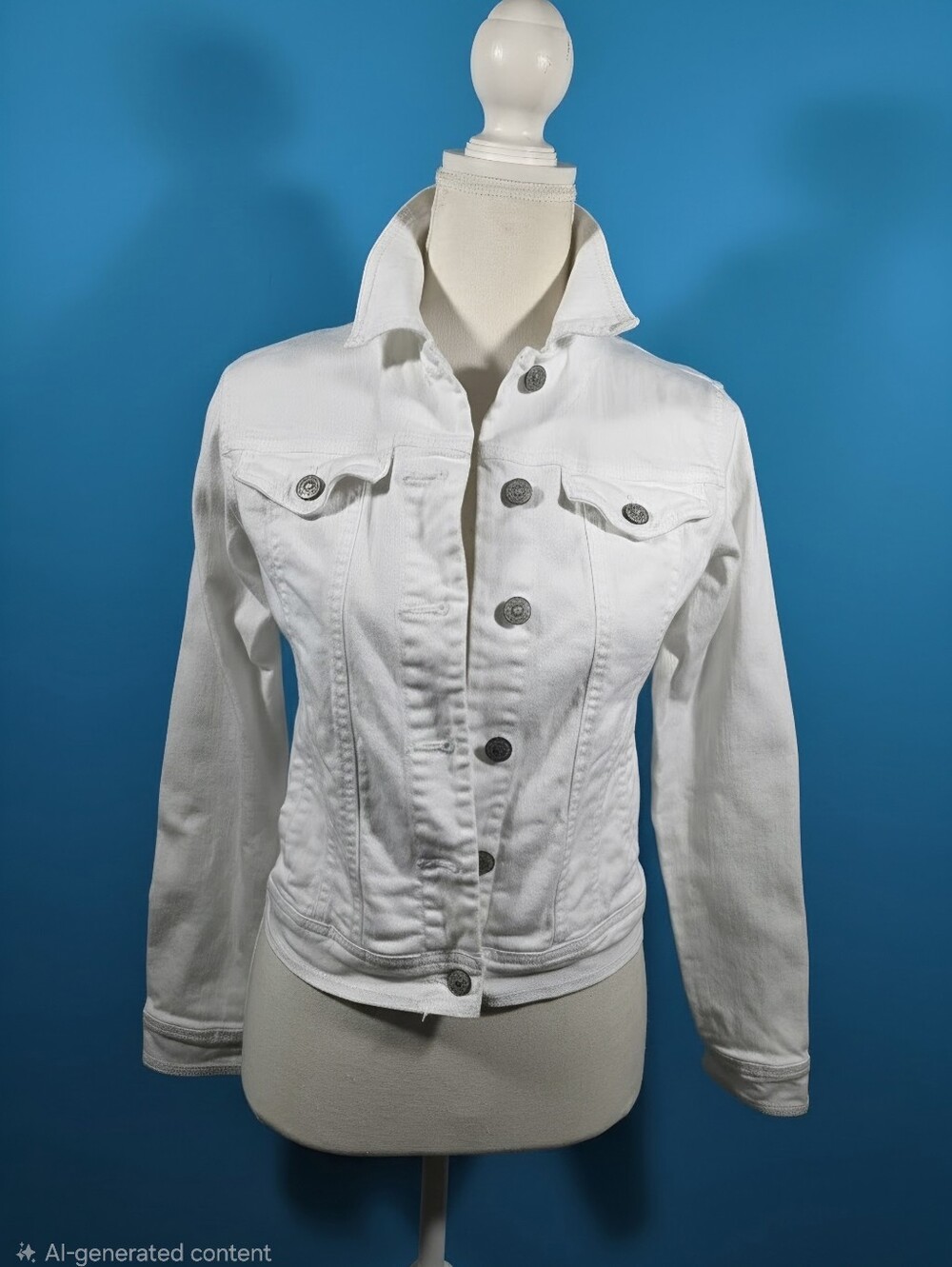 Old Navy White Denim Jacket.